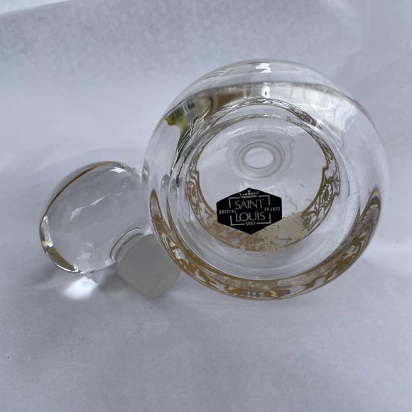 St. Louis Thistle cristal perfume bottle - Picture 6 of 8